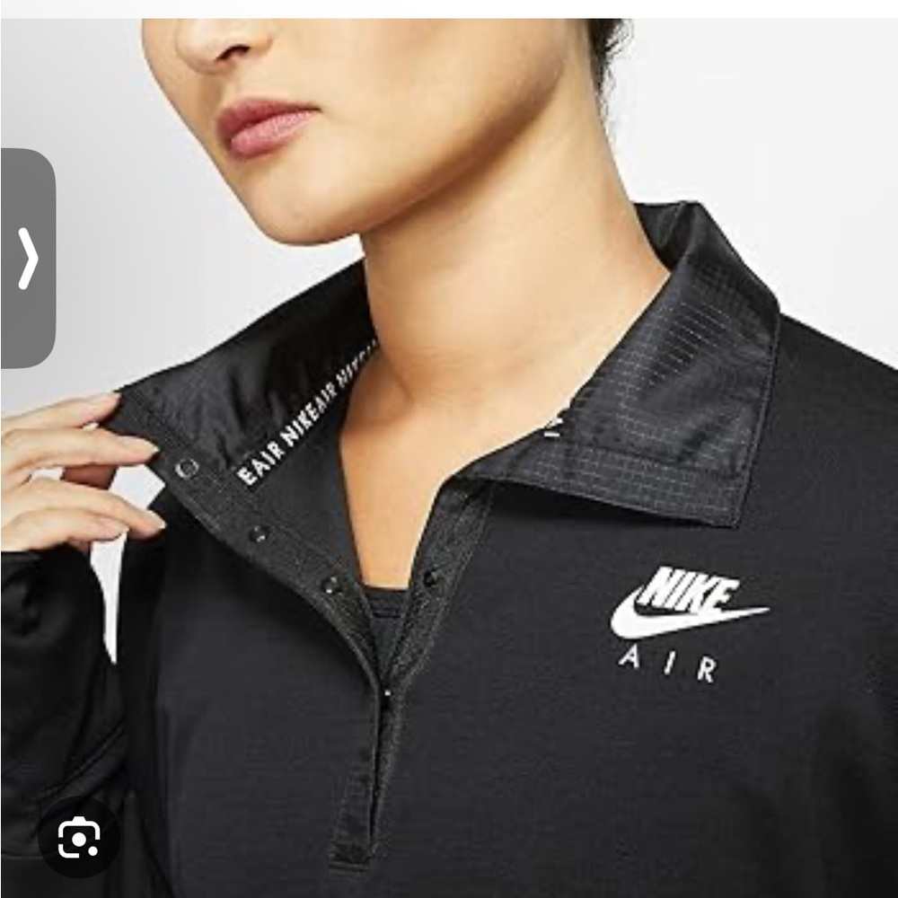 NWT Nike Air Black Quarter-Zip Top size small